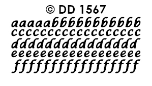 DD1567 Alphabet abc (B002)