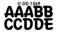 DD1569 Alfabet ABC (Groot)
