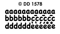 DD1578 Alfabet ABC (Klein)