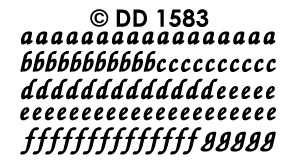 DD1583 Alphabet ABC elegant (Small)
