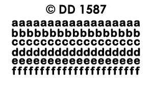 DD1587 Alphabet
