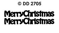 DD2705 Merry Christmas (L)