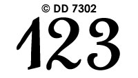 DD7302 Advent Numbers 1 to 24