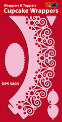 DPS5803 Cupcake Wrappers sierlijk hart