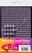 HC721316 Adhesive Jewel Gems - 4mm