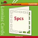 Lomiac Cardlayer LC3104 5 die-cut cards square with cubes