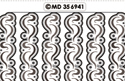 MD356941 Double embossed Borders Ornament
