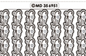 MD356951 Double embossed Borders Ornament