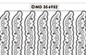 MD356952 Double embossed Borders Ornament