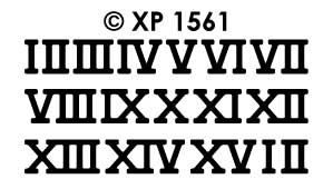 XP1561 > Roman Numbers