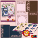 3D Flower cards with Pearlescent Cardlayers