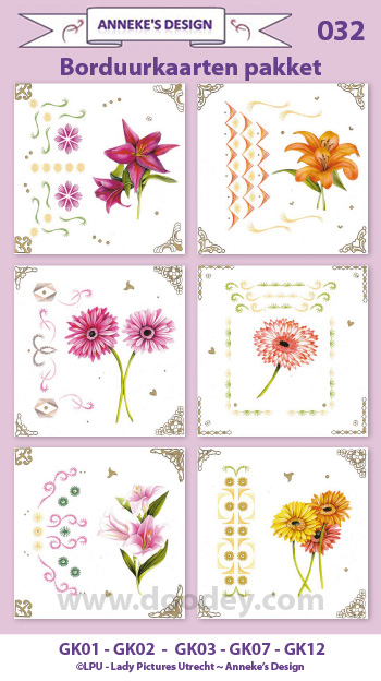 AD032 Set: Embroidery Cards