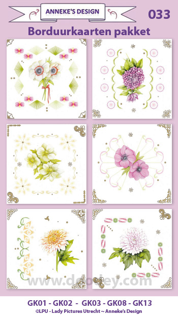 AD033 Set: Embroidery Cards