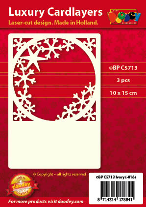 BPC5713 Luxury card layer A6 3 ice cristal window
