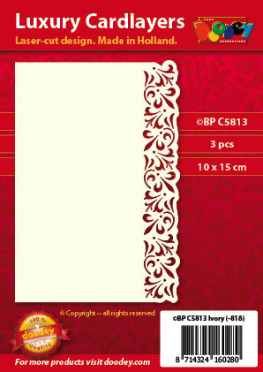 BPC5813 Luxury card layer A6 ornament border