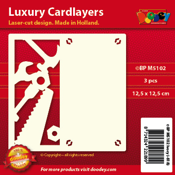 BPM5102 Luxury card layer 13,5 x 13,5 cm tools