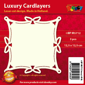 BPM5712 Luxury card layer 12,5 x 12,5 cm
