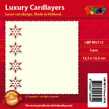 BPM5713 Luxury card layer 12,5 x 12,5 cm