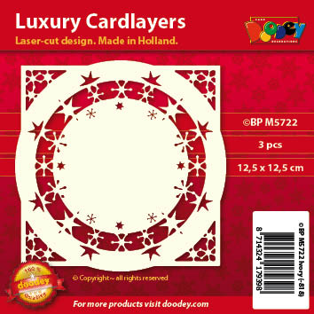 BPM5722 Luxury card layer 12,5 x 12,5 cm