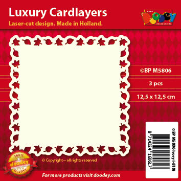 BPM5806 Luxury card layer 12,5 x 12,5 cm