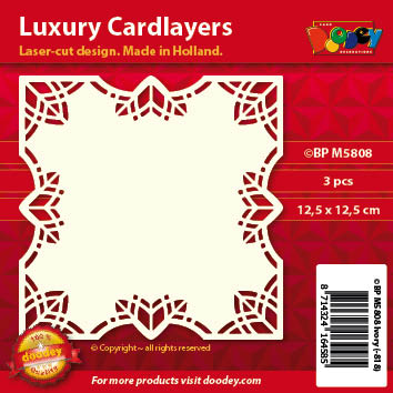 BPM5808 Luxury card layer 12,5 x 12,5 cm