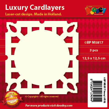 BPM5817 Luxury card layer 13,5 x 13,5 cm