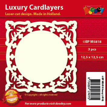 BPM5818 Luxury card layer 13,5 x 13,5 cm
