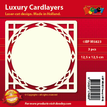 BPM5823 Luxury card layer 13,5 x 13,5 cm