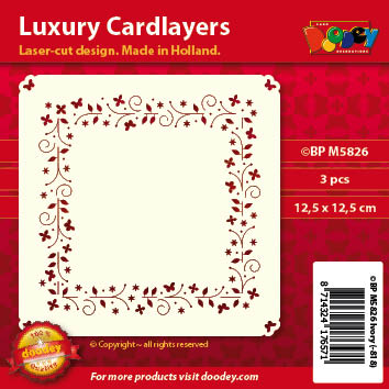 BPM5826 Luxury card layer 13,5 x 13,5 cm