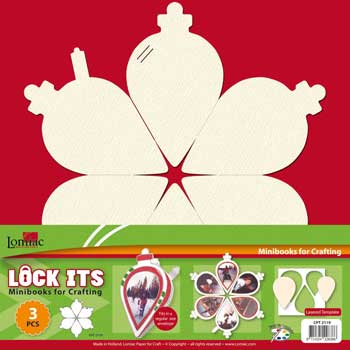 CPT2119 Lock-Its minibooks for Crafting christmas baubles