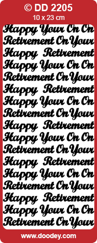 DD2205 On Your/ Happy Retirement