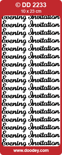 DD2233 Evening Invitation