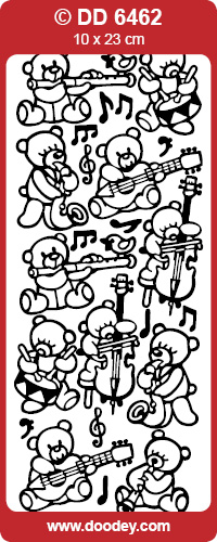 DD6462 Musical Bears Guitar