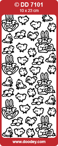 DD7101 Easter Hare & Chick