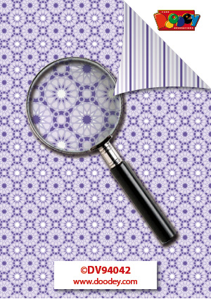 DV94042 Background paper moorish circels violet