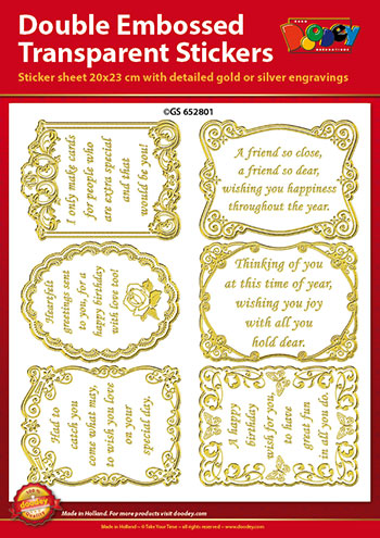 GS652801 Scrapbook stickers All Occasions Verses
