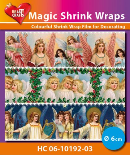 HC06-10192-03 Magic Shrink Wraps, Angels ( 6 cm)