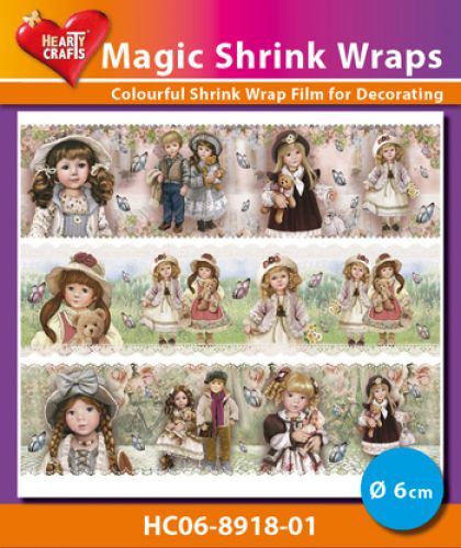 HC06-8918-01 Magic Shrink Wraps, Dollsl ( 6 cm)
