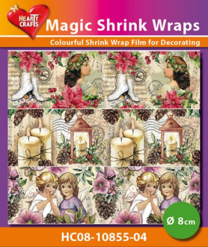 HC08-10855-04 Magic Shrink Wraps, Angels ( 8 cm)