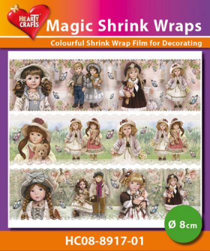 HC08-8917-01 Magic Shrink Wraps, Dolls ( 8 cm)