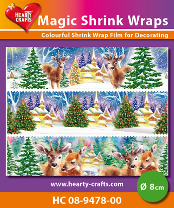 HC08-9478-00 Magic Shrink Wraps, Winter  (⌀ 8 cm)