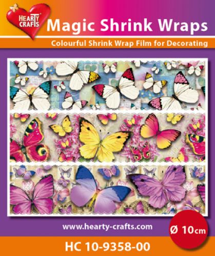 HC10-9358-00 Magic Shrink Wraps, Butterflies (⌀ 10 cm)