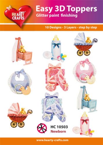 HC10503 Easy 3D-Toppers Baby Born-Boy-Girl