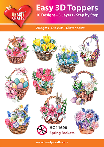 HC11698 Easy 3D-Toppers Spring Baskets