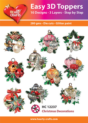 HC12237 Easy 3D-Toppers Christmas Decorations