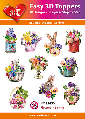 HC12453 Easy 3D-Toppers Flowers in Spring