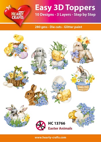 HC13766 Easy 3D Toppers - Easter Animals