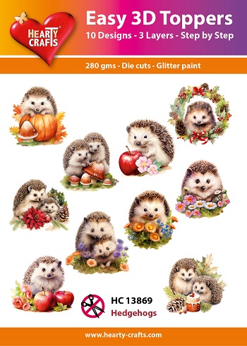 HC13869 Easy 3D - Hedgehogs