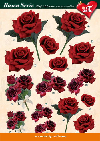 HC600105 Decoupage sheets roses