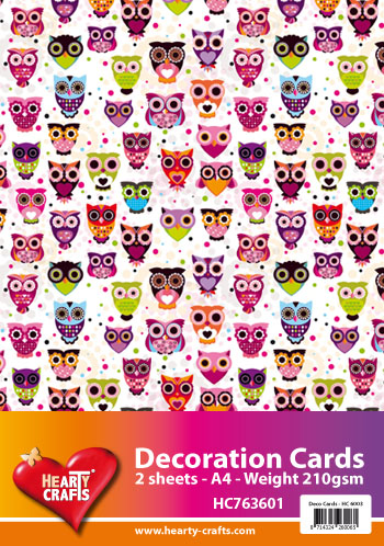 HC763601 Decoration Cards owls